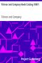 [Gutenberg 33576] • Ticknor and Company Book Catalog (1887)